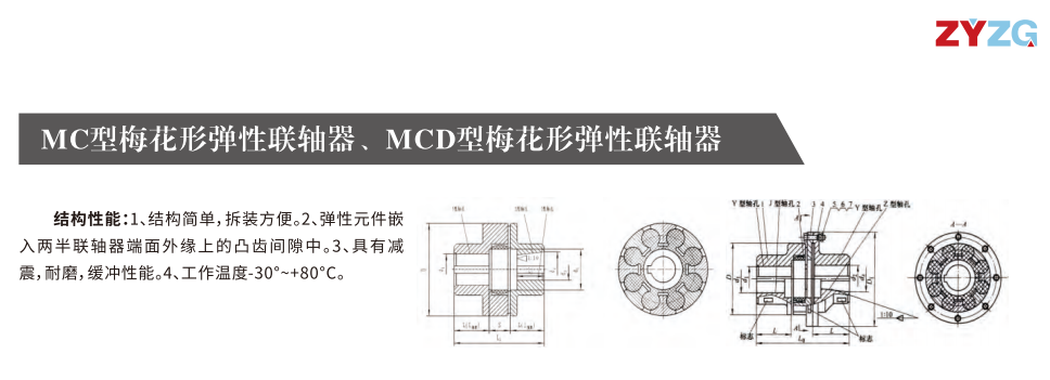 MC型梅花形彈性久久久久香蕉网